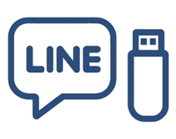 LINEでの定期報告＆USB写真納品も対応
