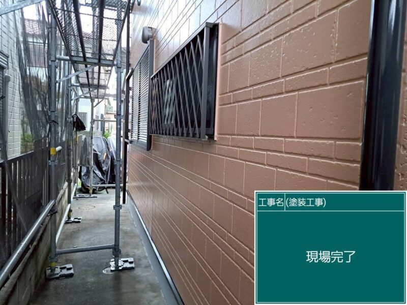 武蔵村山市にて雨漏り予防のメンテナンス〈築25年戸建ての塗装工事〉 施工後